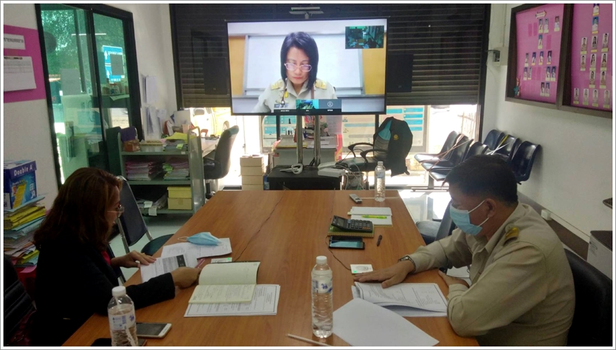﻿ผู้ตรวจราชการกระทรวงยุติธรรม ประชุมตรวจราชการประจำปีงบประมาณ พ.ศ. 2564 ผ่านระบบการประชุมทางไกลผ่านจอภาพ (Video Conference System) ในพื้นที่จังหวัดเชียงใหม่